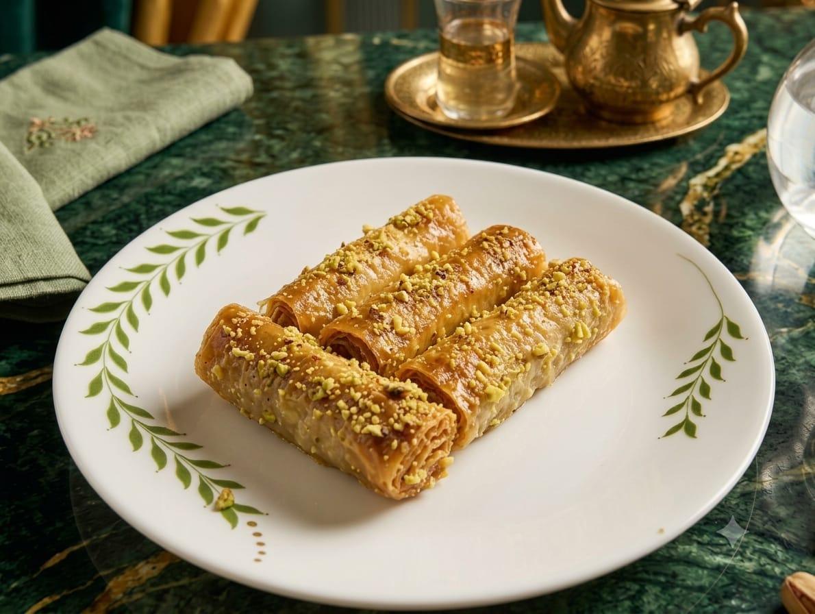 Mix Dry Fruit Baklava Rolls