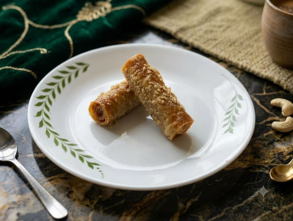 Kaju Baklava Rolls